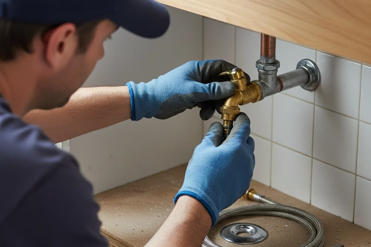 Shutoff valve and fitting work during Repiping in Diamondhead